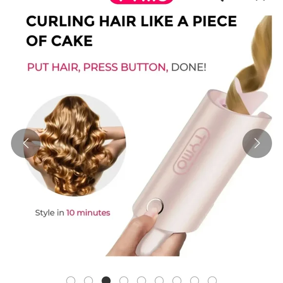 TYMO CurlPro Hair Styling Tool - Pink - Picture 3 of 12